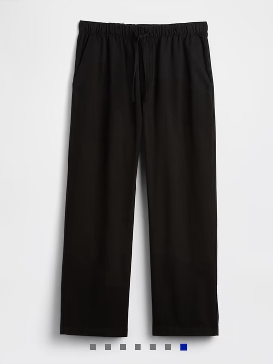 GAP Pants - NWT GAP Women’s Black Mid Rise Twill Easy Pant Drawstring Waistband